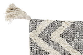 DKD Home Decor Funda Cojín Moderno Gris Beige 60 x 60 cm Algodón Poliéster 4 Unidades