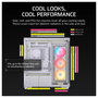 Corsair 3500X RS-R ARGB Semitorre Blanca