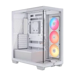 Corsair CC-9011323-WW 3500X RS-R ARGB Midi Tower Caja PC Blanco con Ventiladores Frontales Incluidos