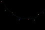 DKD Home Decor Guirnalda de Luces LED Multicolor de 100 Bombillas