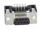HARTING Conector D-Sub de 9 pines hembra para PCB