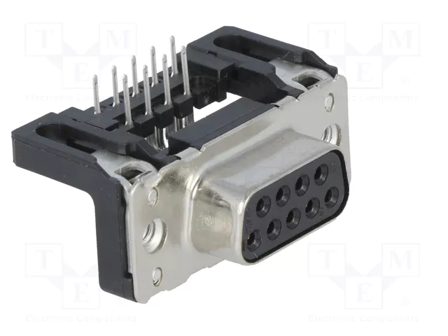 HARTING Conector D-Sub de 9 pines hembra para PCB HARTING Conector D-Sub de 9 pines hembra para PCB