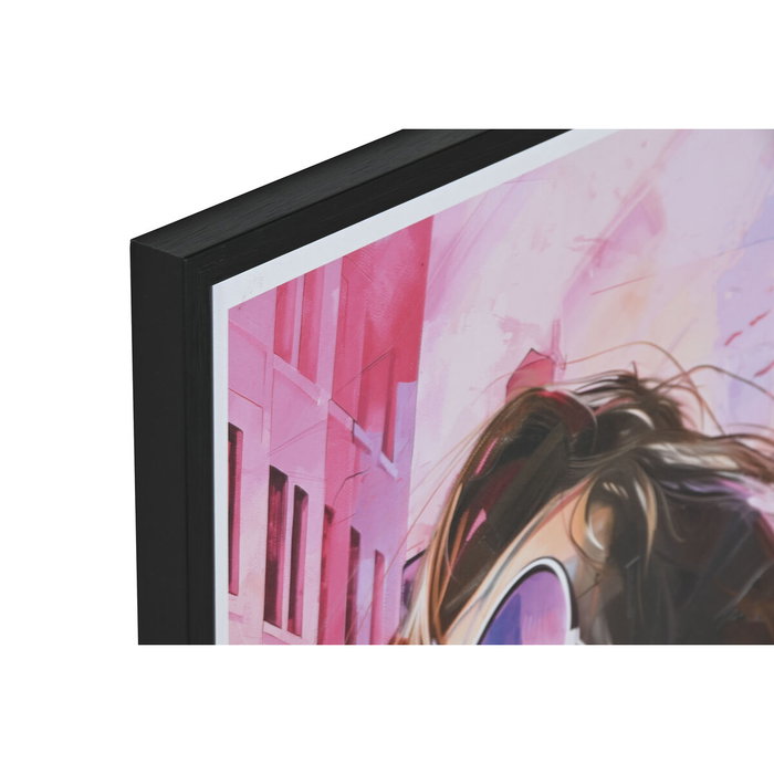 DKD Home Decor Pack de 2 Cuadros de Lienzo Enmarcados Rosa 50x70 cm DKD Home Decor Pack de 2 Cuadros de Lienzo Enmarcados Rosa 50x70 cm