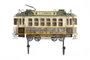 DKD Home Decor Perchero de Pared Metal Tranvia 31x23x5 cm