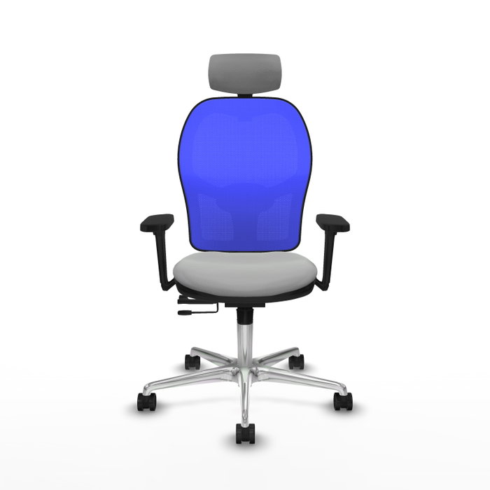 PIQUERAS Y CRESPO Silla de oficina Jorquera Gris claro/Azul
