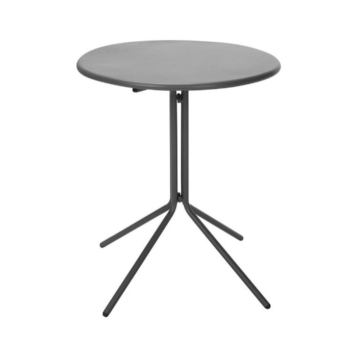 Ambiance Mesa plegable gris oscura ø58 x 70 cm