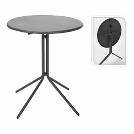Ambiance Mesa plegable gris oscura ø58 x 70 cm