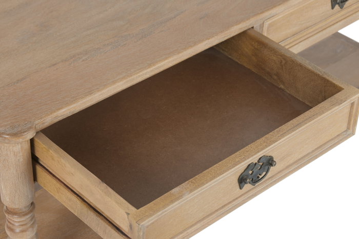 DKD Home Decor Mesa de Centro de Mango Marrón DKD Home Decor Mesa de Centro de Mango Marrón