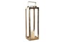 DKD Home Decor Farola Moderno Dorado Aluminio Cristal 20 x 74 x 20 cm