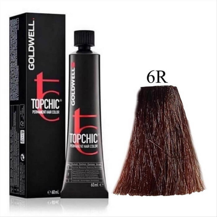 Goldwell TopChic 6R Mahogany Brilliant Tinte de Cabello Permanente