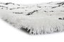 DKD Home Decor Alfombra de Poliéster con Rombos Blanco y Negro 160x230x5 cm