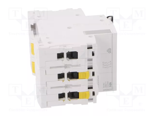 SCHNEIDER ELECTRIC Interruptor magnetotérmico iC60N 16A 3 polos Caract D SCHNEIDER ELECTRIC Interruptor magnetotérmico iC60N 16A 3 polos Caract D