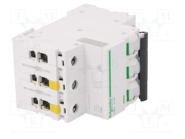 SCHNEIDER ELECTRIC Interruptor magnetotérmico iC60N 16A 3 polos Caract D SCHNEIDER ELECTRIC Interruptor magnetotérmico iC60N 16A 3 polos Caract D