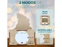 Wondee Lámpara de Madera Ariel Personalizable, Luz LED con Batería, Flujo Luminoso 60 Lúmenes