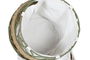 DKD Home Decor Cesta Tropical Verde Blanco Fibra Poliester 44 x 36 x 44 cm (2 Unidades)
