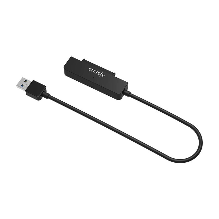 Aisens Adaptador SATA a USB-A USB 3.0/USB 3.1 Gen1 para Discos Duros 2.5 Pulgadas, Negro Aisens Adaptador SATA a USB-A USB 3.0/USB 3.1 Gen1 para Discos Duros 2.5 Pulgadas, Negro