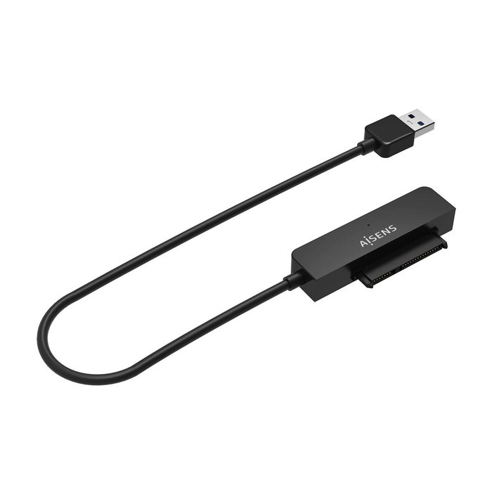 Aisens Adaptador SATA a USB-A USB 3.0/USB 3.1 Gen1 para Discos Duros 2.5 Pulgadas, Negro Aisens Adaptador SATA a USB-A USB 3.0/USB 3.1 Gen1 para Discos Duros 2.5 Pulgadas, Negro