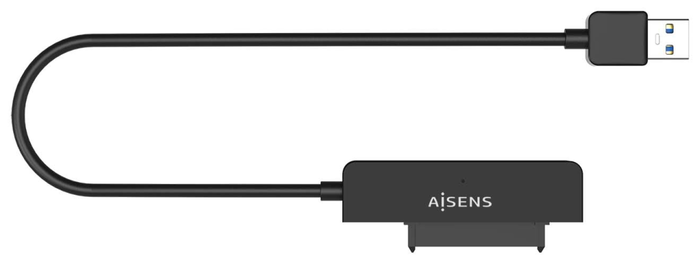 Aisens Adaptador SATA a USB-A USB 3.0/USB 3.1 Gen1 para Discos Duros 2.5 Pulgadas, Negro Aisens Adaptador SATA a USB-A USB 3.0/USB 3.1 Gen1 para Discos Duros 2.5 Pulgadas, Negro