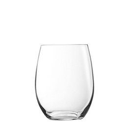 ARC Primary - Vaso de cristal, 44 cl (440 ml), altura 10.5 cm (105 mm), diámetro 8.6 cm, borde fino (Set de 6)