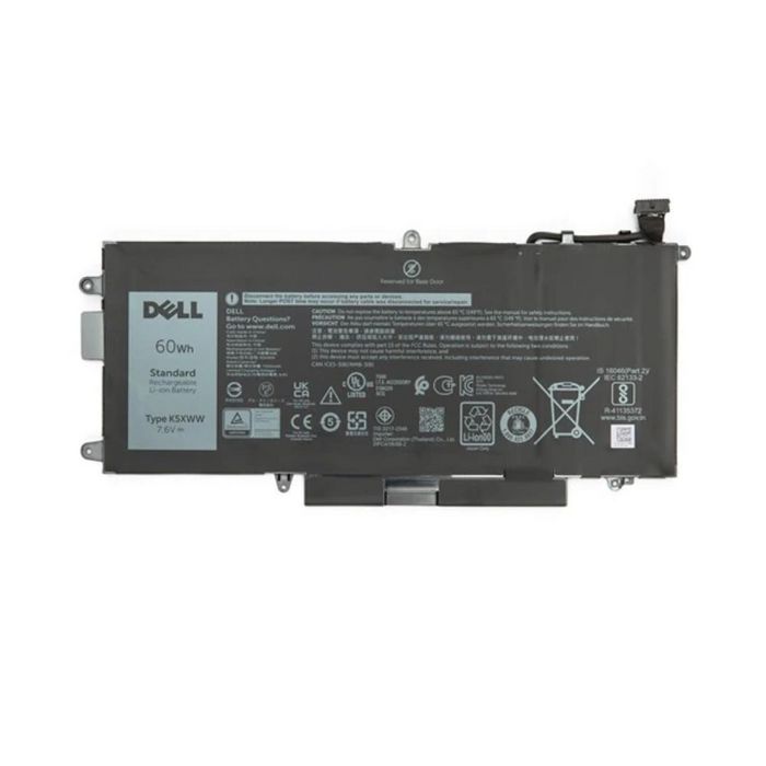 Dell Batería de iones de litio de 60Wh, 7,6V para Latitude Dell Batería de iones de litio de 60Wh, 7,6V para Latitude