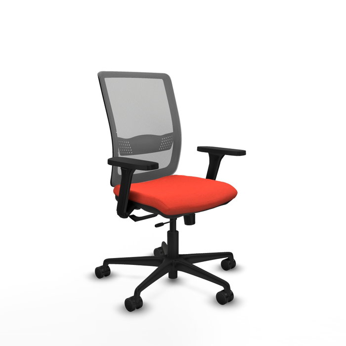 PIQUERAS Y CRESPO Silla de oficina Haches Naranja oscuro y Gris PIQUERAS Y CRESPO Silla de oficina Haches Naranja oscuro y Gris