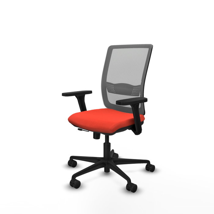 PIQUERAS Y CRESPO Silla de oficina Haches Naranja oscuro y Gris PIQUERAS Y CRESPO Silla de oficina Haches Naranja oscuro y Gris