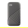 WD My Passport 500GB SSD Externo USB-C 3.2 Gen 2 Gris Espacial, Velocidad hasta 1050 MB/s, Protección por Contraseña