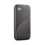 Western Digital My Passport SSD - Disco Duro Externo 500 GB, USB 3.2 / USB-C, hasta 1050MB/s, Gris, con Cifrado Hardware