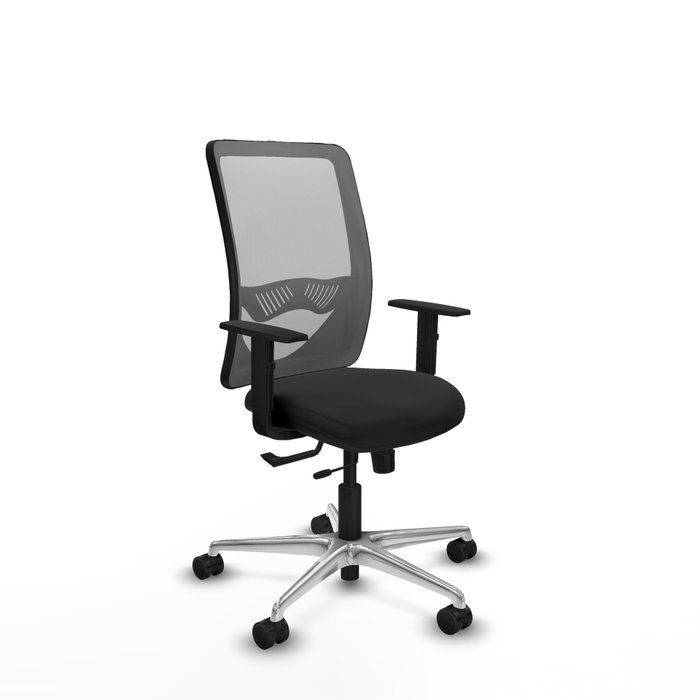 PIQUERAS Y CRESPO Silla de oficina Zulema con mecanismo Sincro/Traslack, Negro/Gris PIQUERAS Y CRESPO Silla de oficina Zulema con mecanismo Sincro/Traslack, Negro/Gris