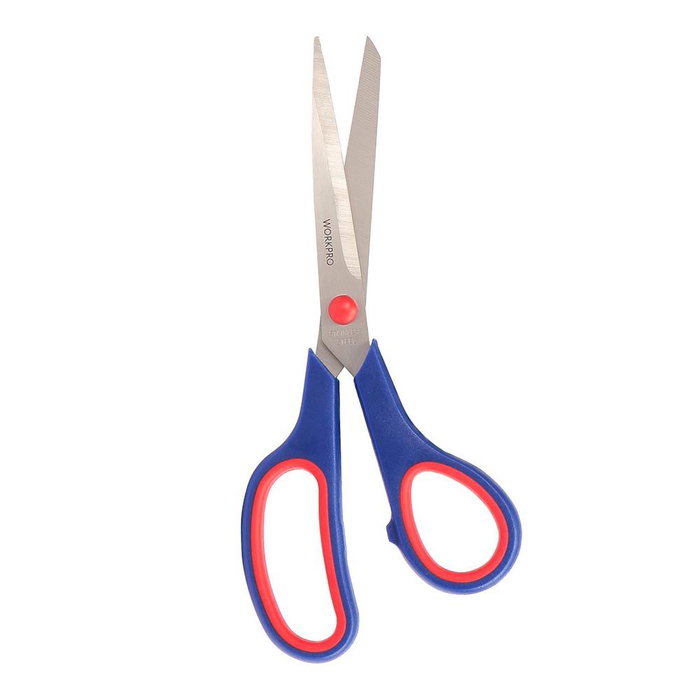 Workpro Tijeras Universales Multiusos Acero Inoxidable Azul y Rojo 21.5 x 8 x 1 cm Workpro Tijeras Universales Multiusos Acero Inoxidable Azul y Rojo 21.5 x 8 x 1 cm