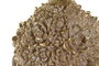 DKD Home Decor Figura de Buda Beige y Dorado