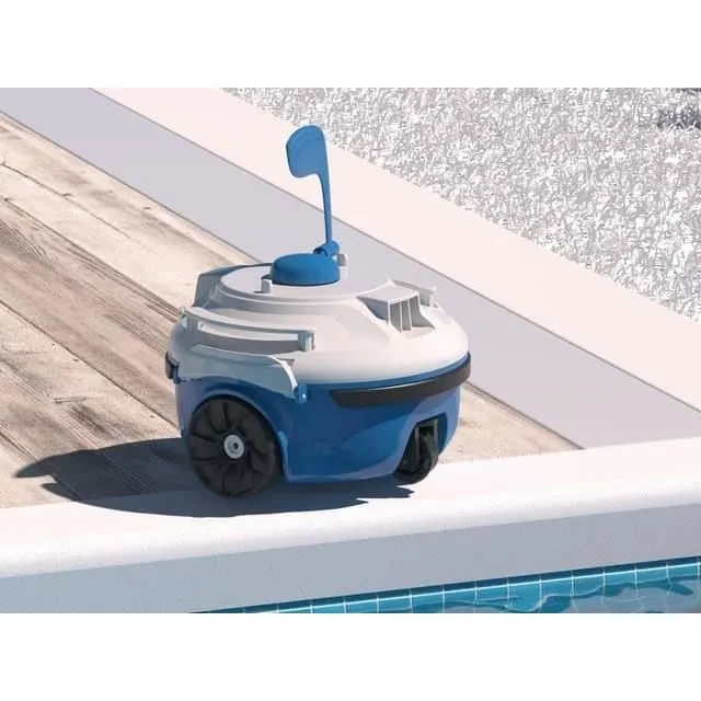 Robopool Robot de Piscina a Batería Guppy BES3760275217523 26x26x18cm Blanco