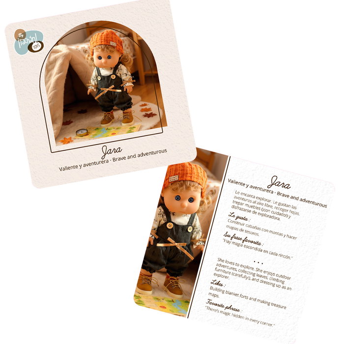 Tachan Muñeca Pepona 40 Cm T01060 - Jara, Curiosa y Aventurera, +3 Años