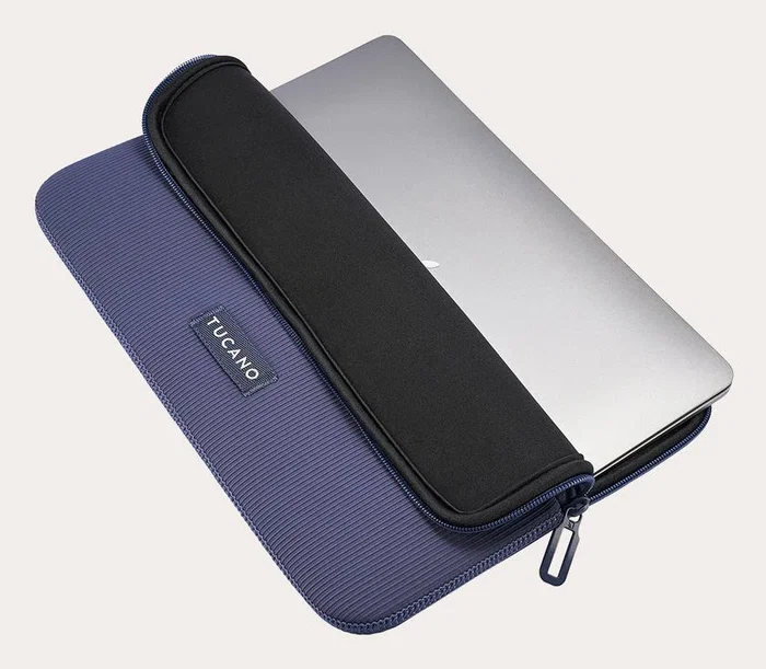 Tucano Maletín para Portátil Toploader 16" (40.6 cm) Azul, Compatible con Laptop 15.6" y MacBook Pro 16", Funda Rígida PET