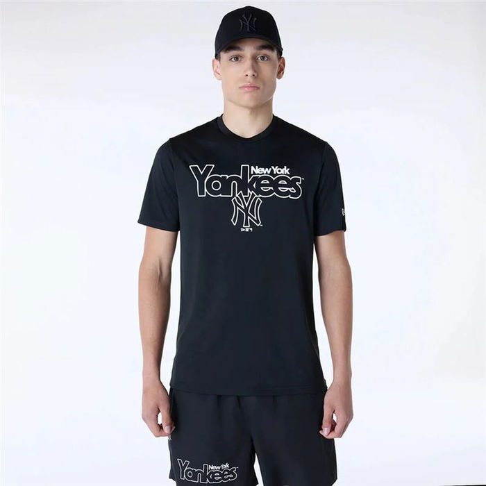 Camiseta de baloncesto New Era New York Yankees MLB Negro