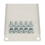 Extralink Panel de supresión 2U 19 pulgadas Gris