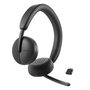 Dell Auriculares Inalámbrico WL3024 Negro Bluetooth para Comunicaciones Profesionales y Videollamadas