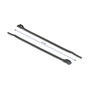 DeLOCK Brida para cables con cabeza plana 110 x 2,5 mm, 100 piezas, Negro