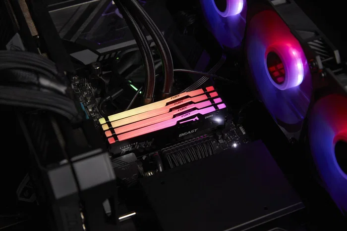 Kingston FURY Beast RGB 16 GB DDR5 6400 MT/s CL32 DIMM Kingston FURY Beast RGB 16 GB DDR5 6400 MT/s CL32 DIMM