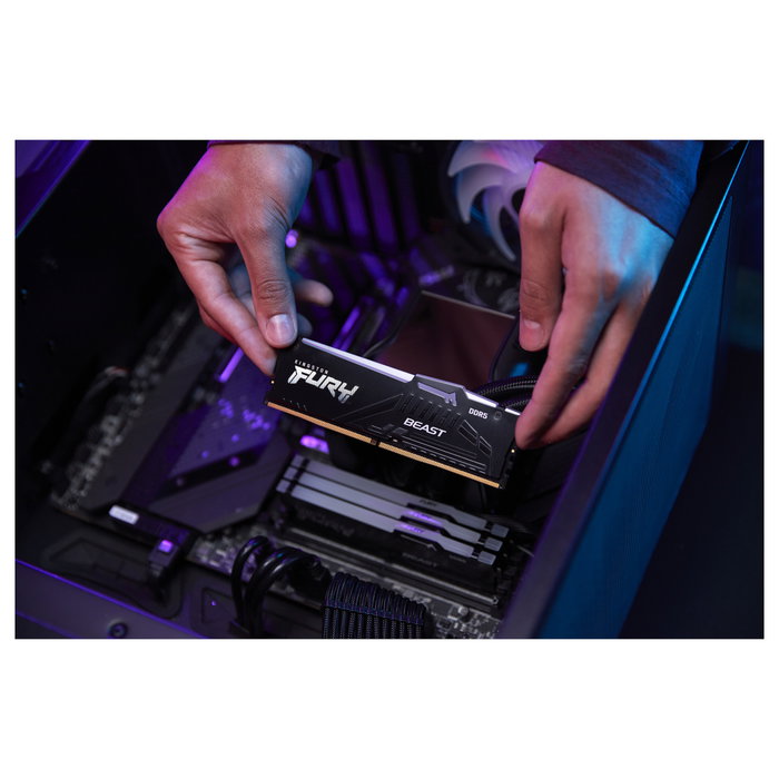 Kingston FURY Beast RGB 16 GB DDR5 6400 MT/s CL32 DIMM Kingston FURY Beast RGB 16 GB DDR5 6400 MT/s CL32 DIMM