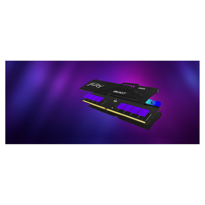 Kingston FURY Beast RGB 16 GB DDR5 6400 MT/s CL32 DIMM Kingston FURY Beast RGB 16 GB DDR5 6400 MT/s CL32 DIMM