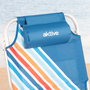 Aktive Silla de Playa Plegable con Mochila y Cojín
