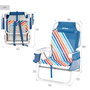 Aktive Silla de Playa Plegable con Mochila y Cojín