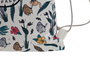 DKD Home Decor Mochila Velvet Poliéster Wild&free Tropical