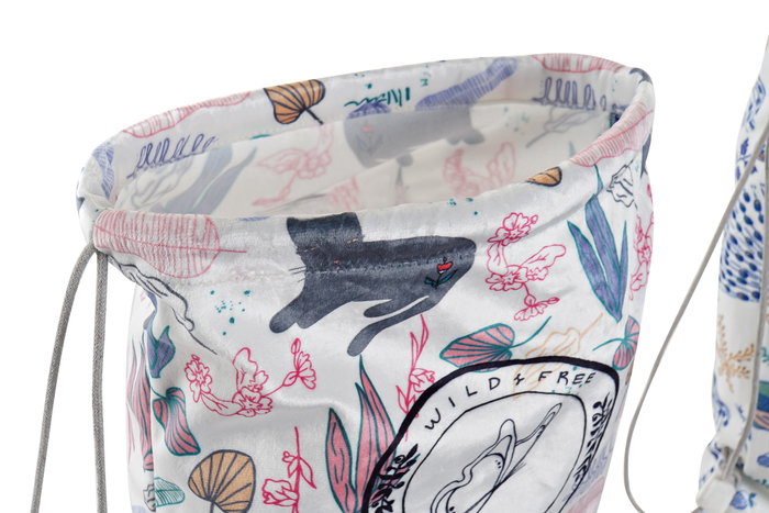 DKD Home Decor Mochila Velvet Poliéster Wild&free Tropical DKD Home Decor Mochila Velvet Poliéster Wild&free Tropical