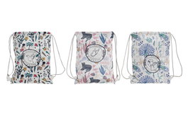 DKD Home Decor Mochila Velvet Poliéster Wild&free Tropical