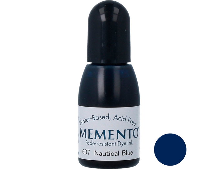 Tsukineko Tinta MEMENTO Azul Náutico Translúcida 15ml Tsukineko Tinta MEMENTO Azul Náutico Translúcida 15ml