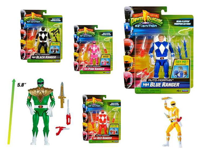 Bizak Figuras Power Rangers Auto Morphin 15 cm Modelos Surtidos Bizak Figuras Power Rangers Auto Morphin 15 cm Modelos Surtidos