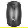 MANHATTAN Ratón Óptico Inalámbrico MW3050, Negro, 3 Botones, Rueda, 1200 DPI, 2.4 GHz, Alcance 10m, USB, Ambidiestro, Pilas AA Incluidas, 3 Años Garantía