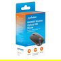 MANHATTAN Ratón Óptico Inalámbrico MW3050, Negro, 3 Botones, Rueda, 1200 DPI, 2.4 GHz, Alcance 10m, USB, Ambidiestro, Pilas AA Incluidas, 3 Años Garantía